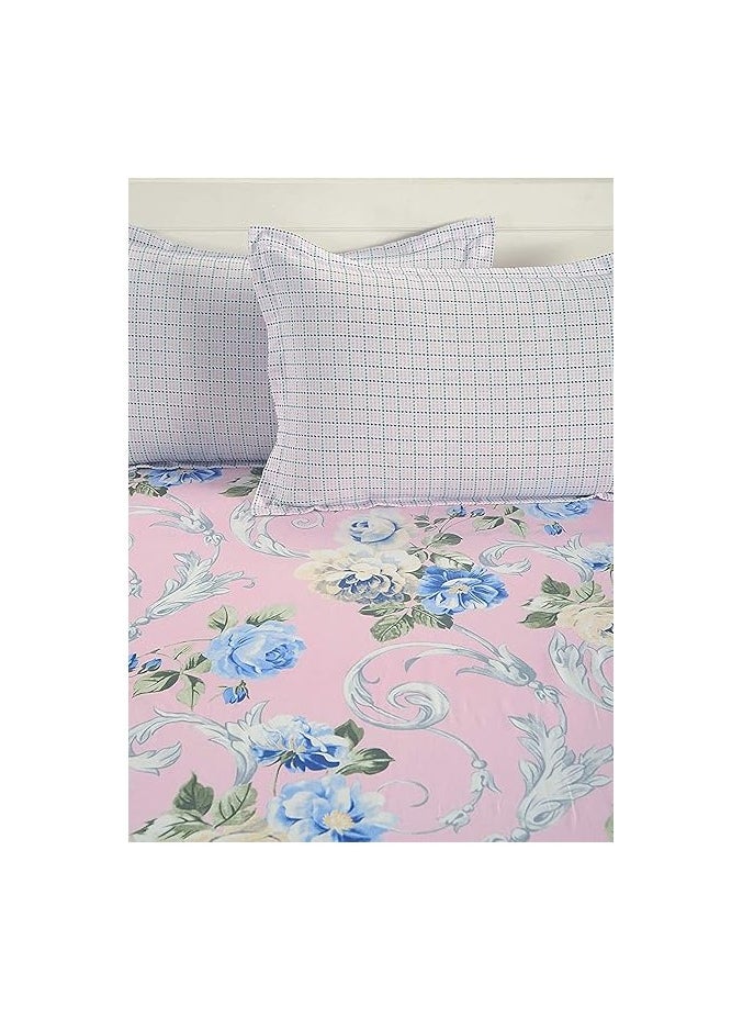 Swayam Veda Collection Double Bib Duvet With 2 Pillow Cover, Multi-Colour, 250 X 220 cm