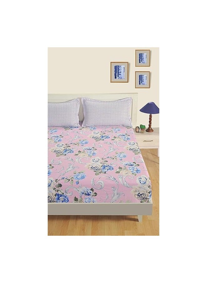 Swayam Veda Collection Double Bib Duvet With 2 Pillow Cover, Multi-Colour, 250 X 220 cm