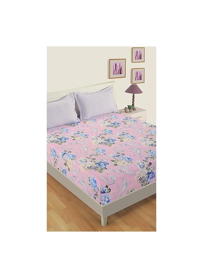 Swayam Veda Collection Double Bib Duvet With 2 Pillow Cover, Multi-Colour, 250 X 220 cm