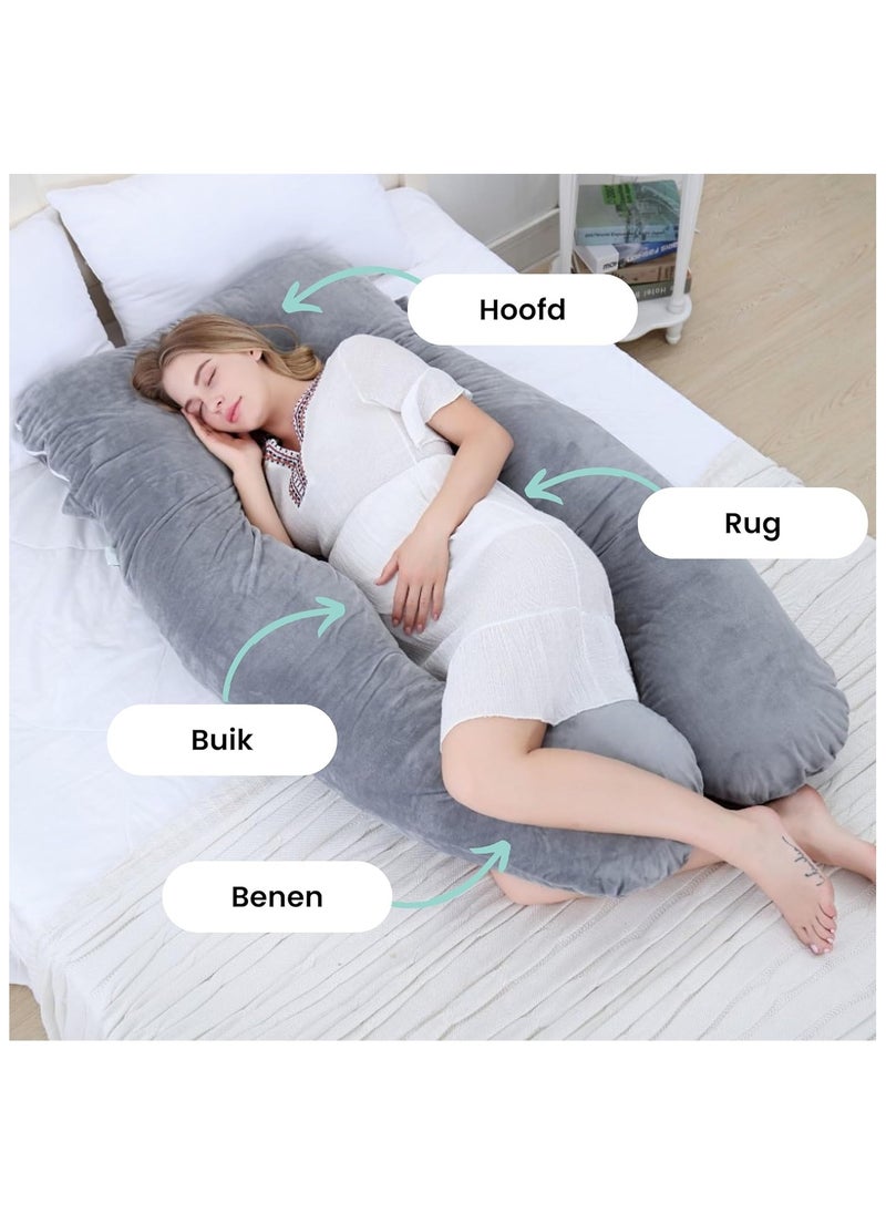 U Shaped Maternity Pillow - Side Sleeper Pillow - Body Pillow,Support Body Pillow For Back Pain Sleepers