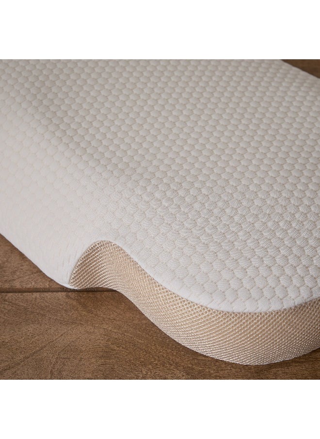 Cloud Comfort Neck Support Memory Foam Pillow - 64X40X10.5 Cm