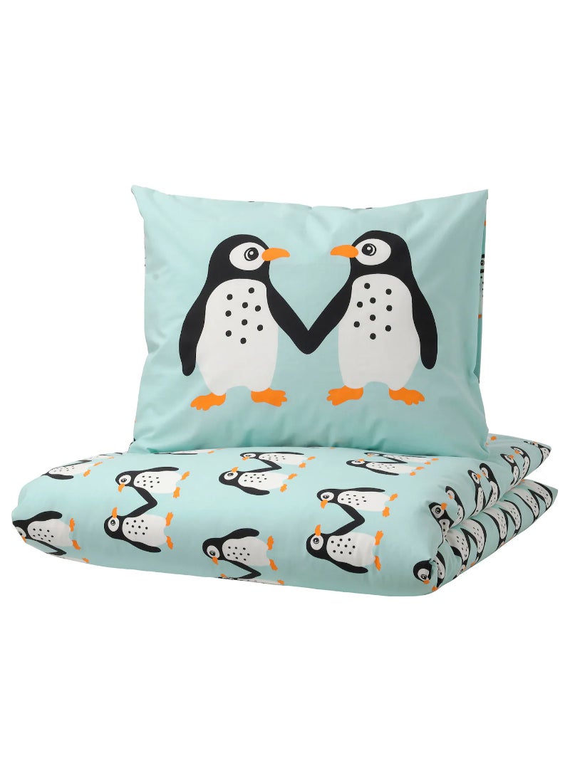 BLÅVINGAD Duvet cover and pillowcase, 150x200/50x80 cm