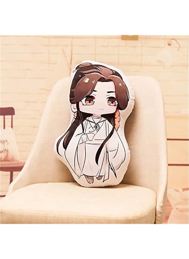 45cm Anime Pillow Xie Lian Hua Cheng Cosplay Printed Pillow Cute Cartoon Plush Stuffed Cushion Throw Pillow for Home Decoration