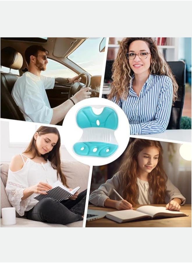 Ergonomic Back Support Chair, Comfortable Lumbar Improve Posture Correcting Chair Cushion for Men Women