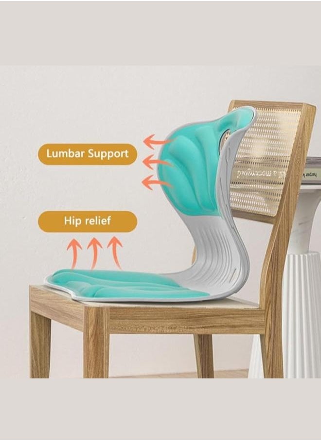 Ergonomic Back Support Chair, Comfortable Lumbar Improve Posture Correcting Chair Cushion for Men Women