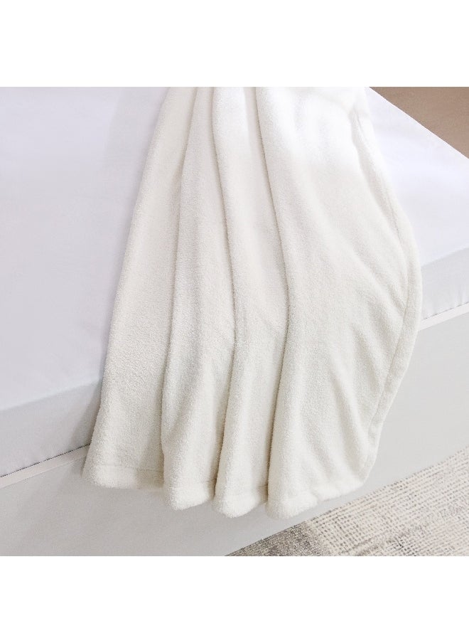 Logan Teddy Double Layer Queen Blanket 200 x 220 cm