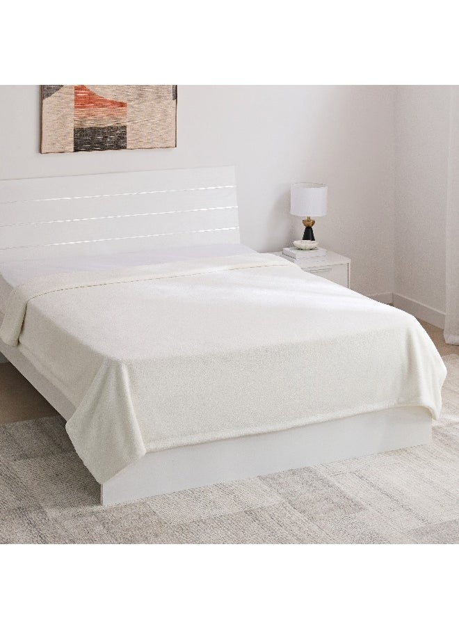 Logan Teddy Double Layer Queen Blanket 200 x 220 cm