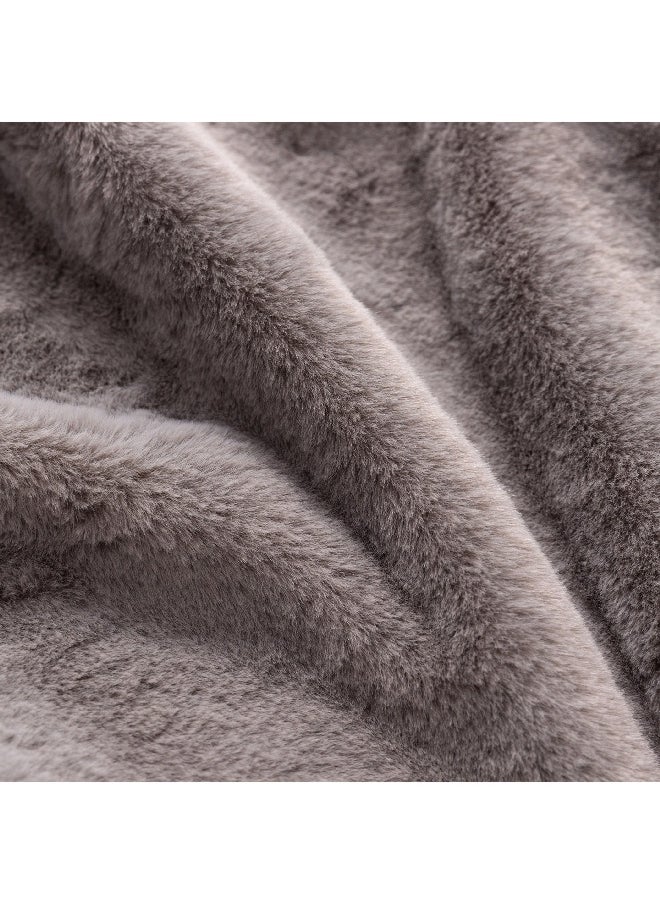 Lla Ura Rabbit Fur Double Layer Twin Blanket 150 x 220 cm