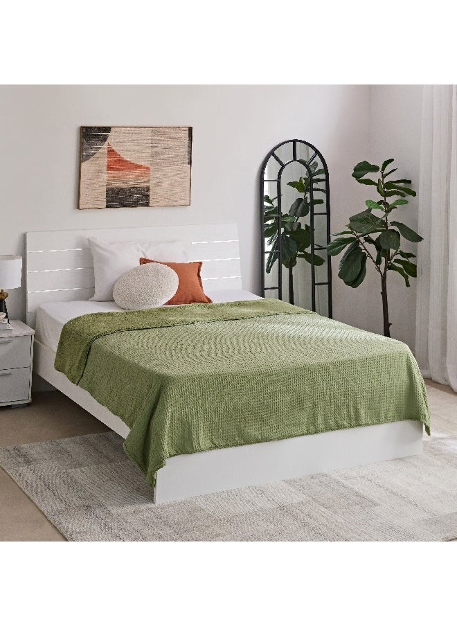 Serene Waffle Double Layer Queen Blanket 200 x 220 cm