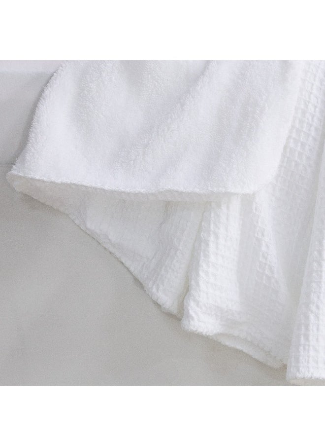 Serene Waffle Double Layer Queen Blanket 200 x 220 cm