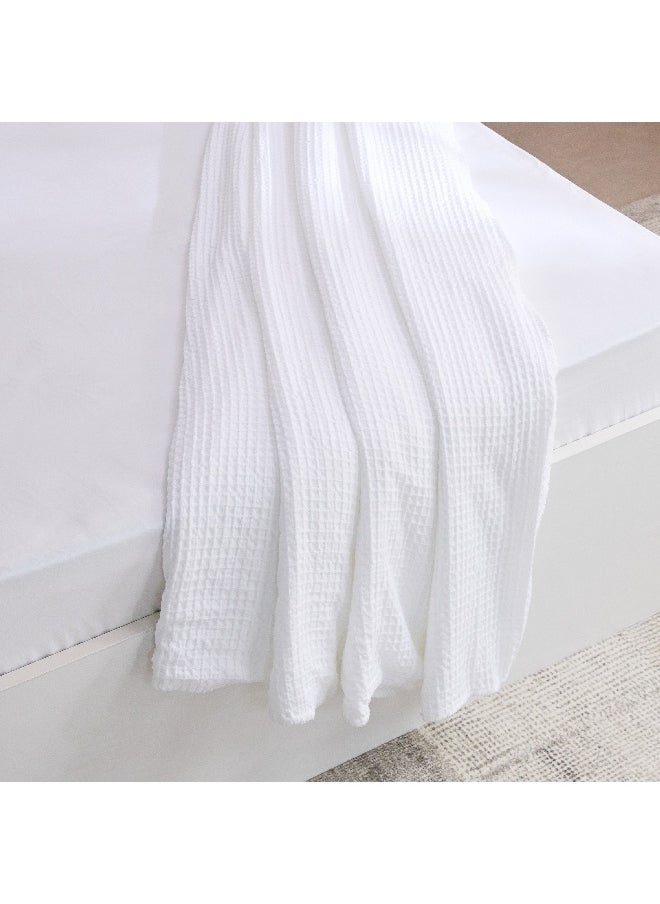 Serene Waffle Double Layer Queen Blanket 200 x 220 cm