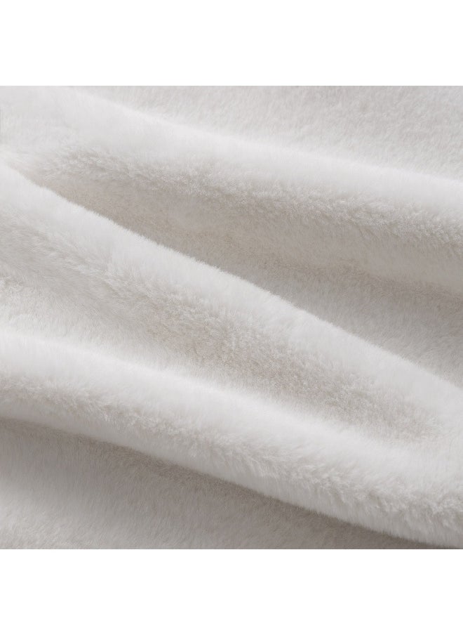 Lla Ura Rabbit Fur Double Layer Twin Blanket 150 x 220 cm