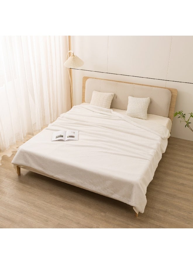 Lla Ura Rabbit Fur Double Layer Twin Blanket 150 x 220 cm