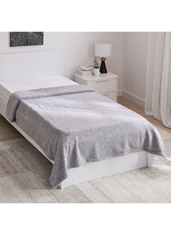 Logan Teddy Double Layer Queen Blanket 200 x 220 cm