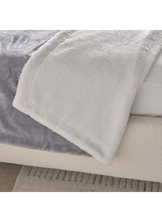 Snugsoft Flannel Double Layer Twin Blanket 150 x 200 cm