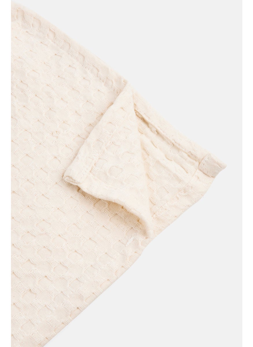 Textured Blanket 180 x 240 cm, Ivory