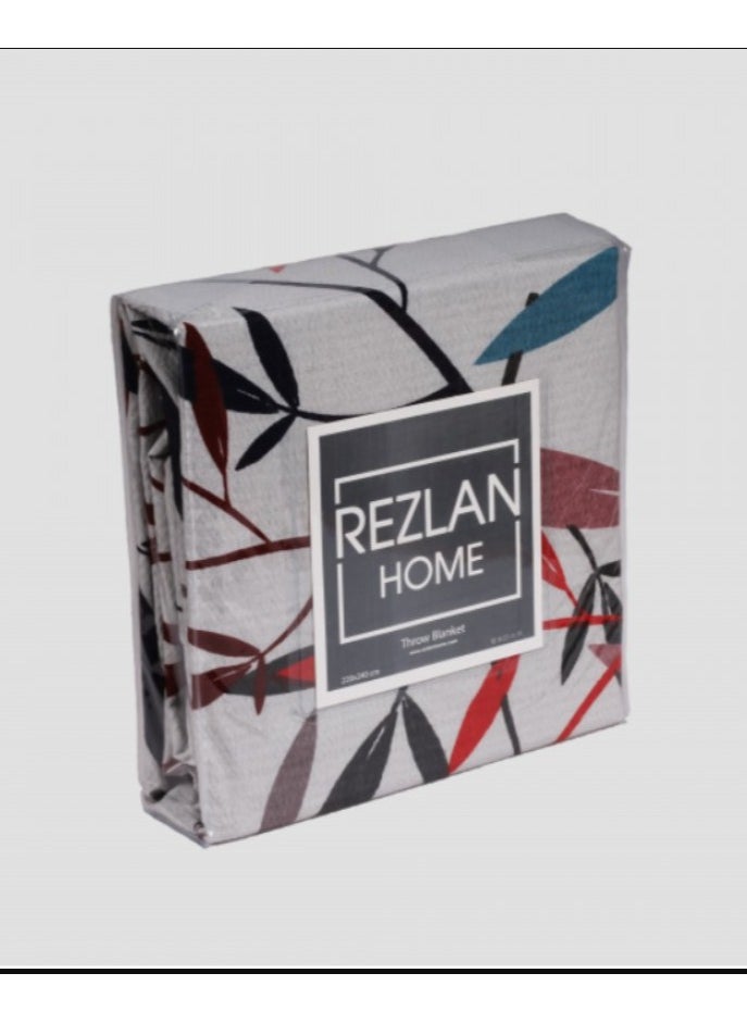 Rezlan UAE - Premium Summer blankets - Amazing throw for watching TVs and chilling home (Double, Red)