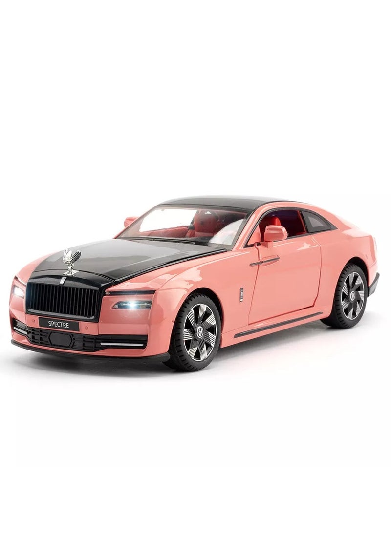 1:24 Scale Rolls Royce Alloy Diecast Car Model Metal Collectible with Sound & Light Features Ideal Gift for Car Lovers & Kids