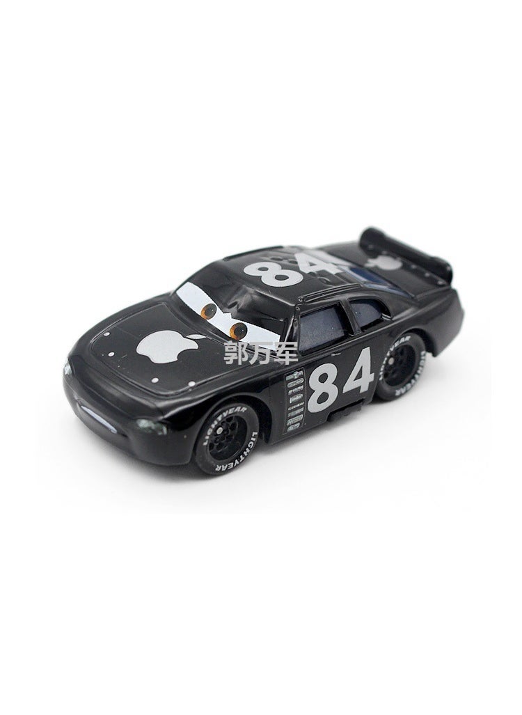 1 x 5 pcs Lightning McQueen Toy Car Alloy Model No. 84 black apple mcqueen