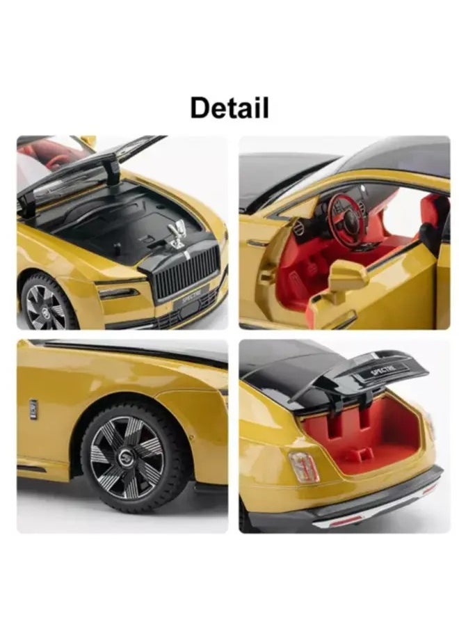 1:24 Alloy Model Car Toy Metal Casting Pull-Back Vehicle with Sound & Light for Kid