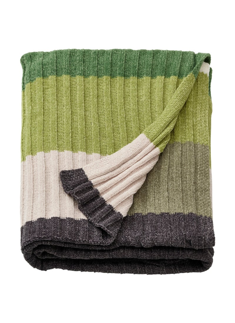 Throw Grey/Green 130X170 Cm/20 Pack