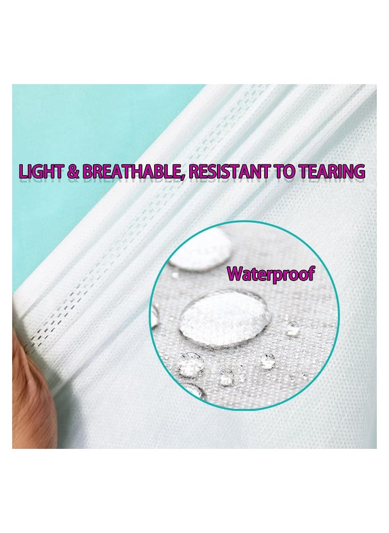 4 PCS Disposable Bed Sheets Travel Sheets for Bed Bedding Cover, Portable Bedding Set with 1 Bed Sheet 1 Quilt Cover and 2 Pillowcase for Travel Business Trip Spa