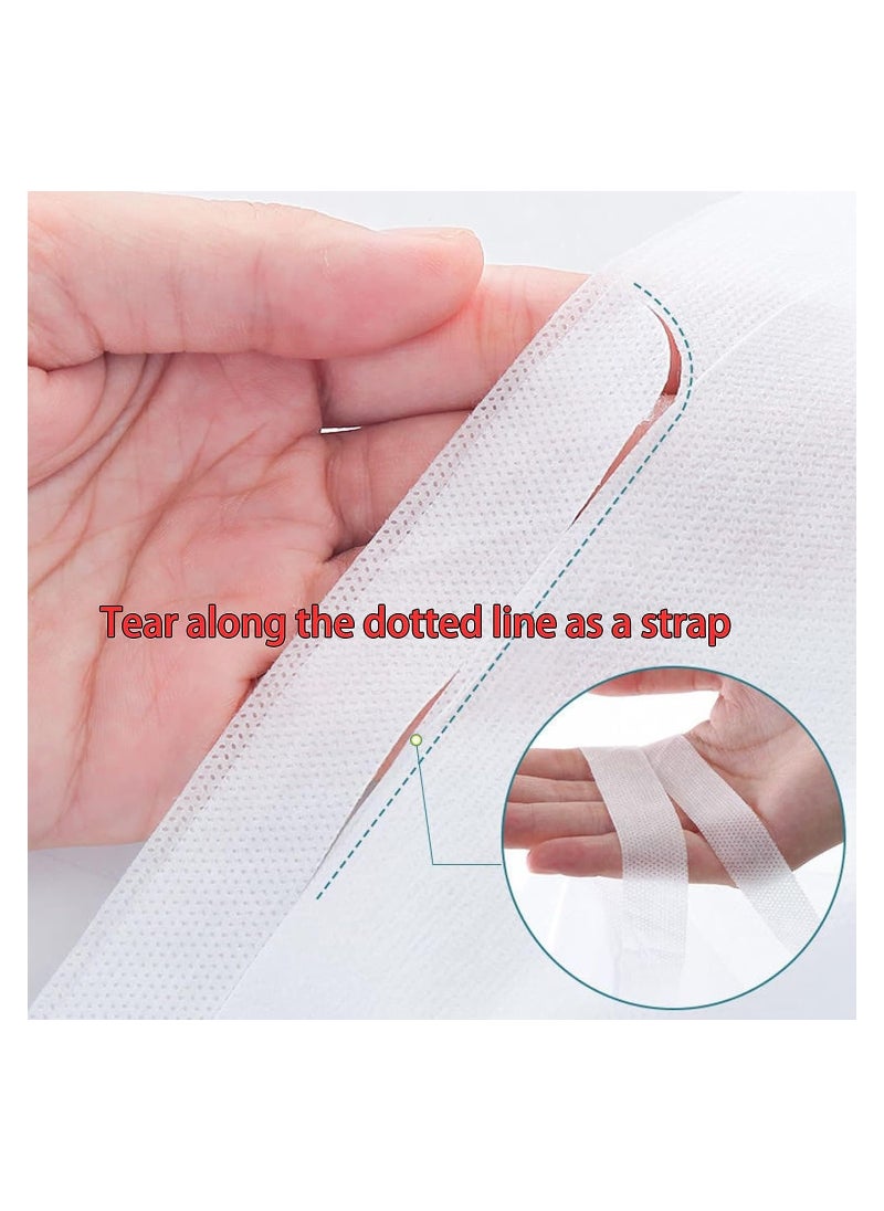 4 PCS Disposable Bed Sheets Travel Sheets for Bed Bedding Cover, Portable Bedding Set with 1 Bed Sheet 1 Quilt Cover and 2 Pillowcase for Travel Business Trip Spa