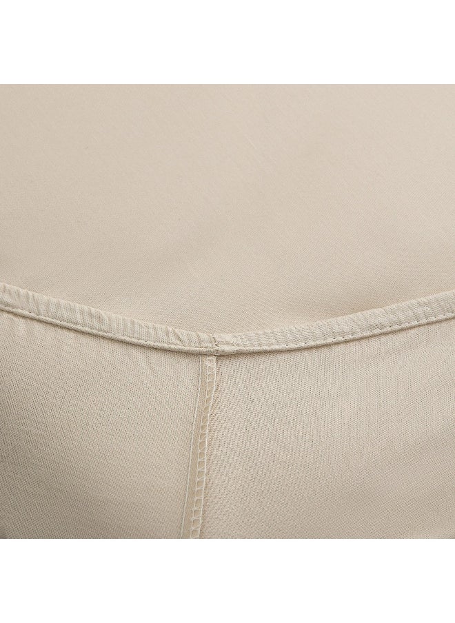 Essential Cotton Olympic Queen Fitted Sheet - 160X200+36 Cm