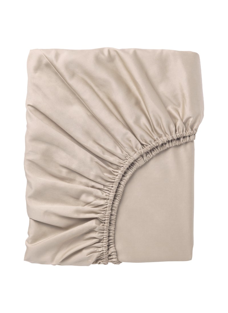 Fitted sheet, White 180x200 cm