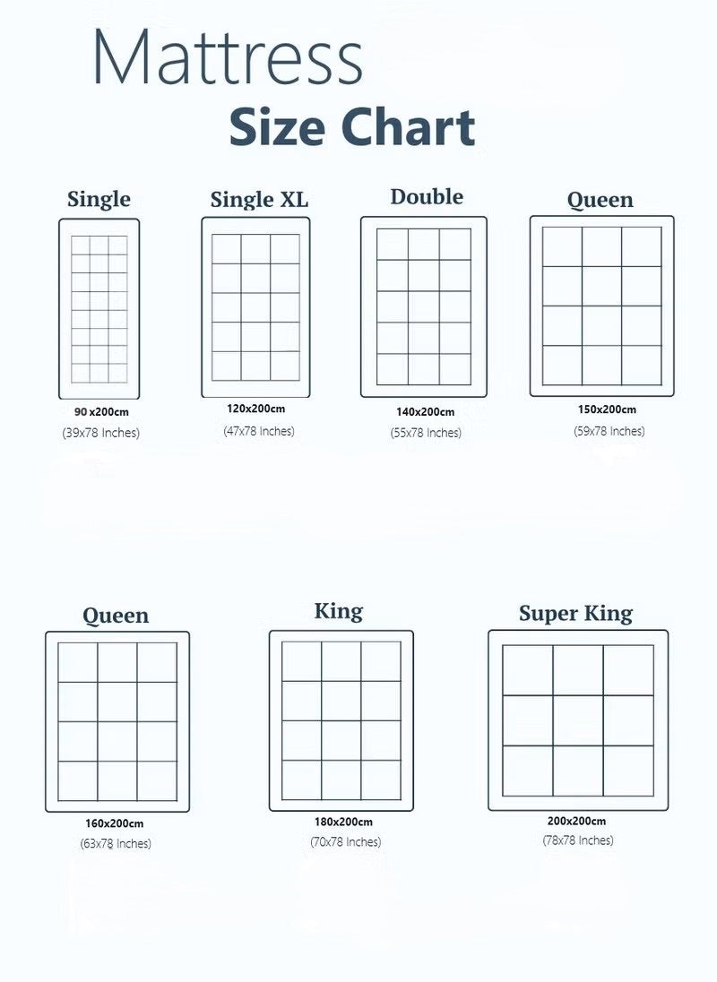 Deep Fitted Bed Sheet +2Pcs Pillow Covers, King/Queen/Double/Single Sizes, Color White, Depth 30cm