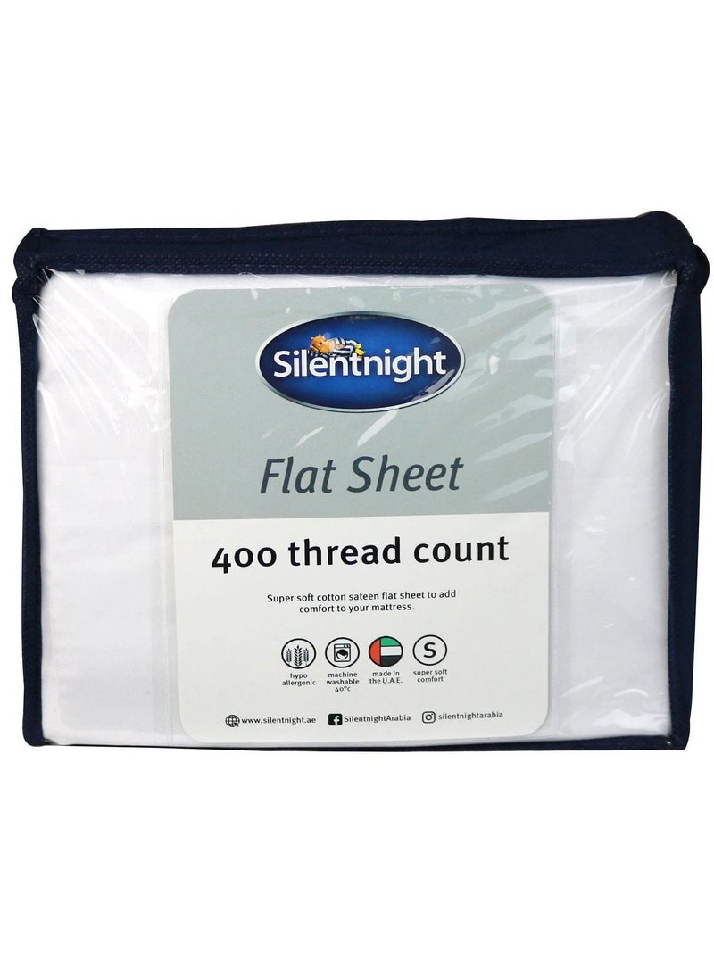 Luxury White Flat Sheet