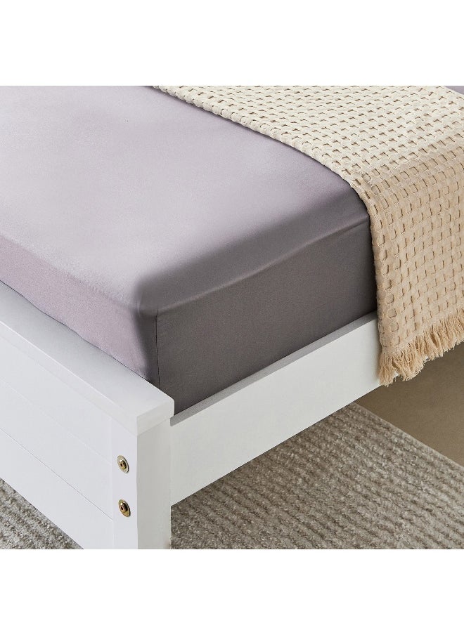 Opulent Luxe Solid Cotton Olympic Queen Fitted Sheet - 160x200+40 cm