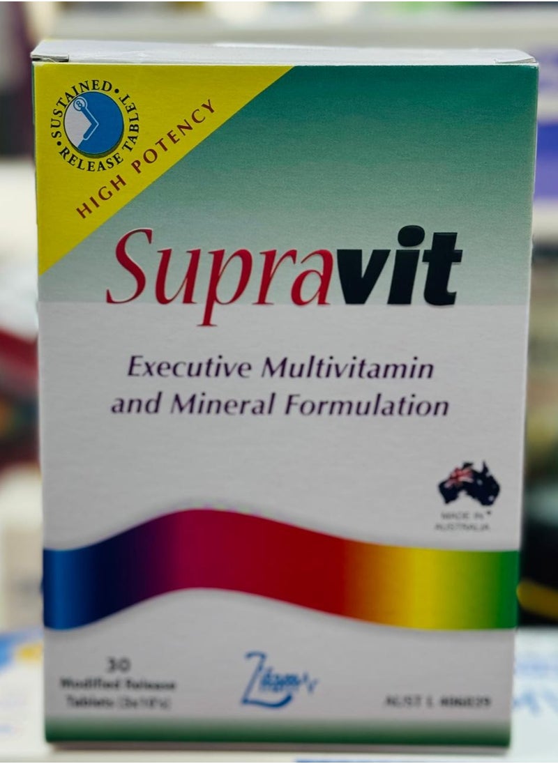 Supravit Multivitamin and Mineral Tablets 30's