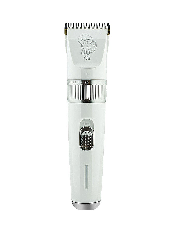 Electric USB Pet Hair Shaver Clipper White 17.3 x 5.8 x 24.3cm