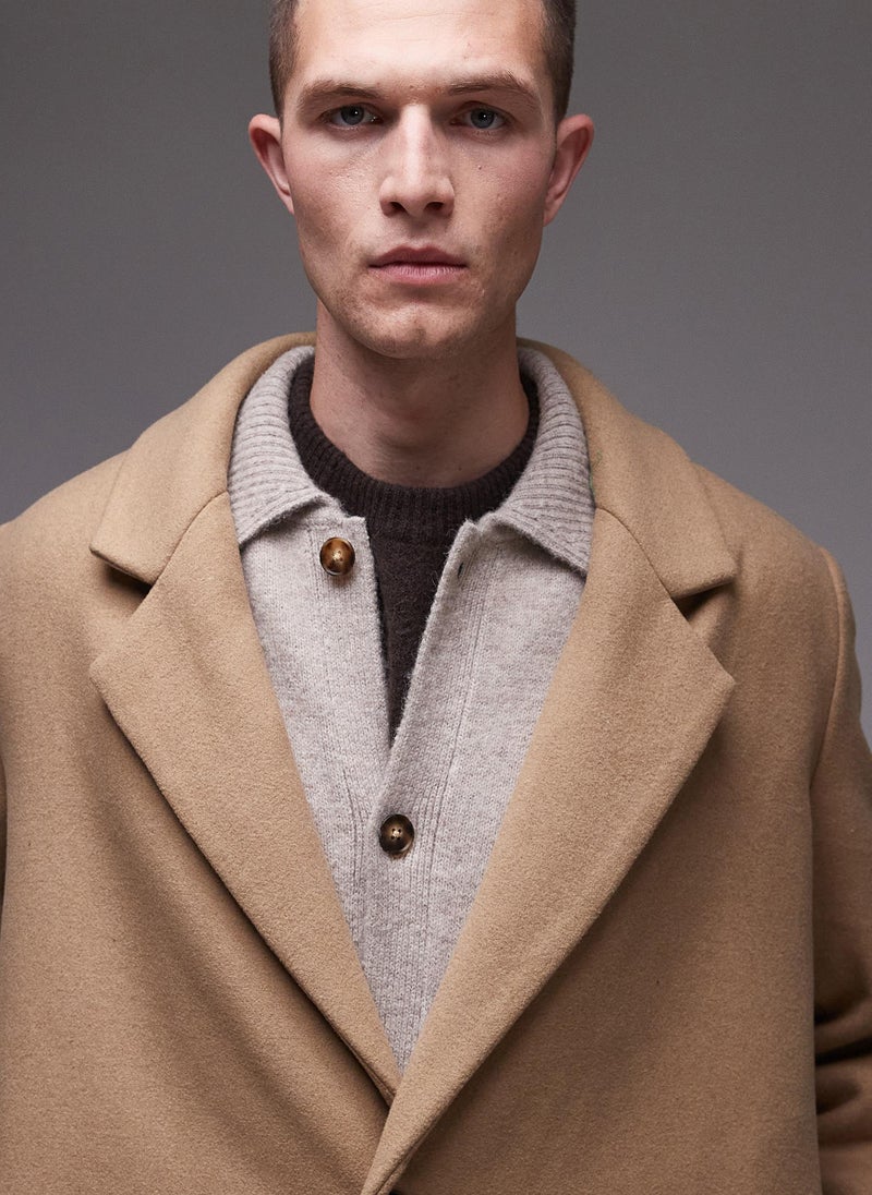Single Breasted Overcoat