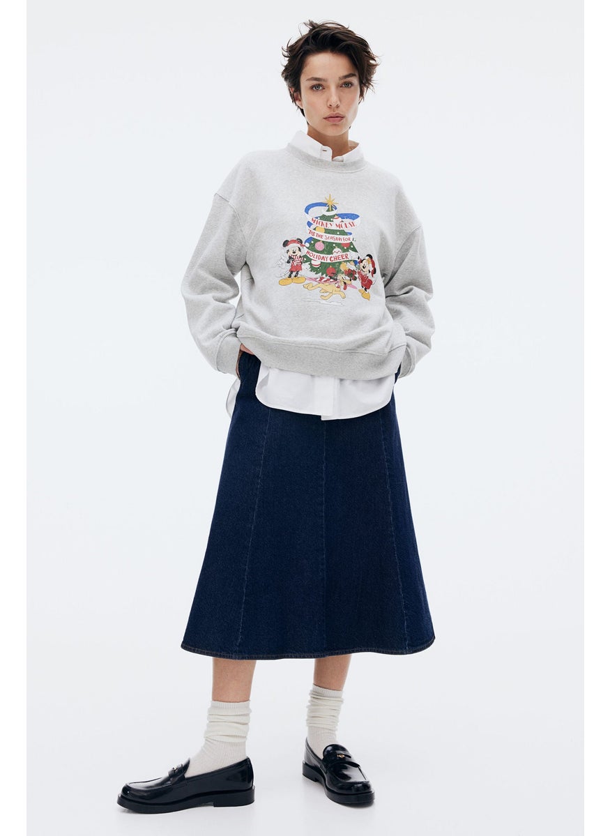 Motif-Detail Sweatshirt