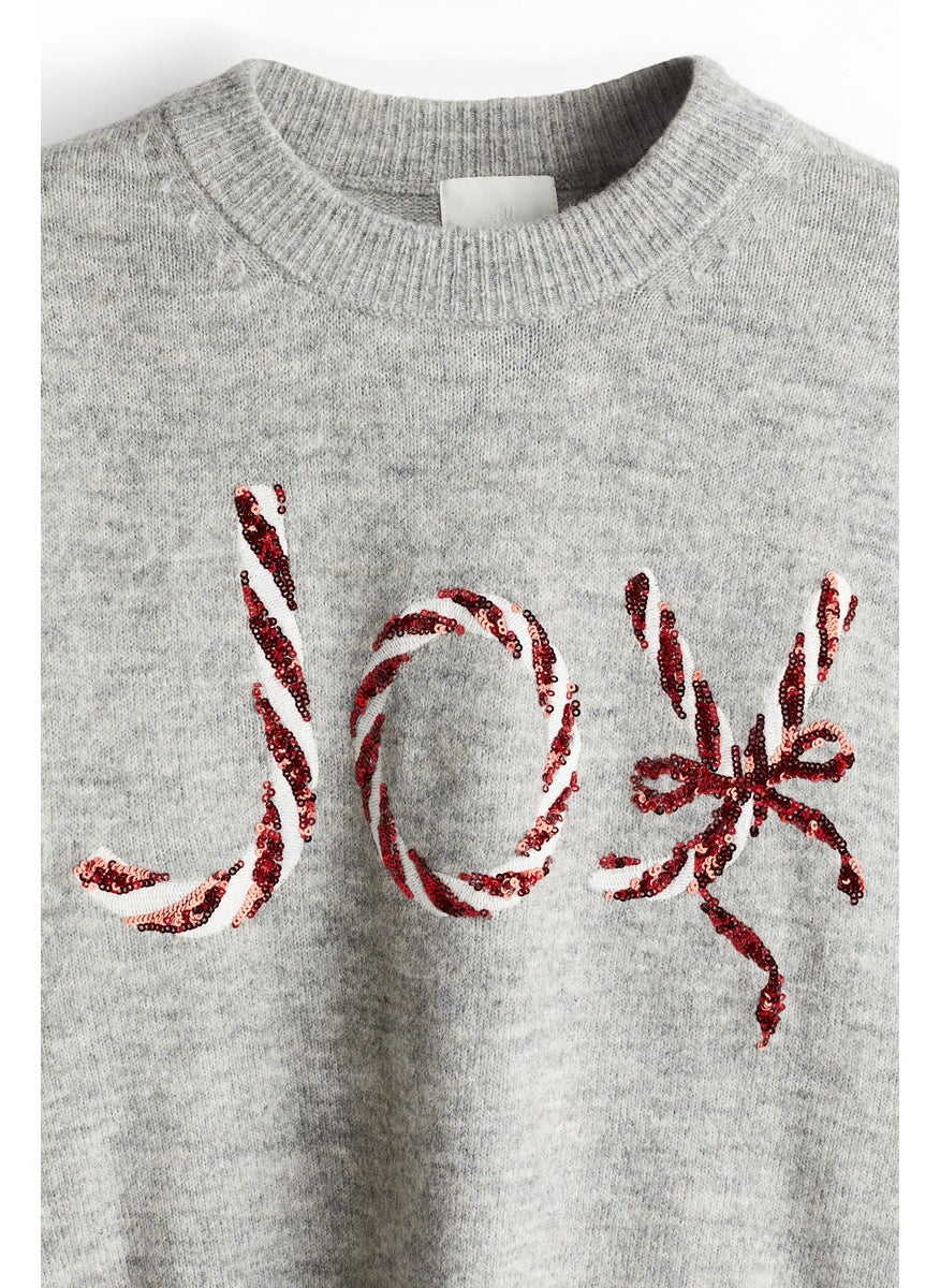 Motif-Detail Jumper