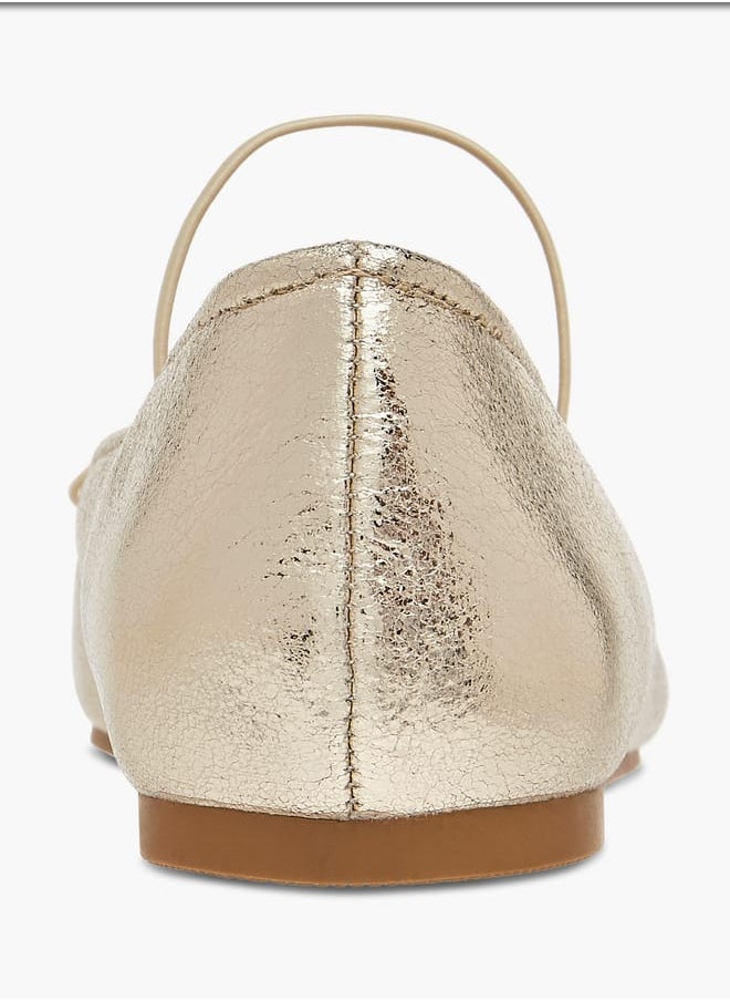Womens Ballerina Flats With Slip On Closure