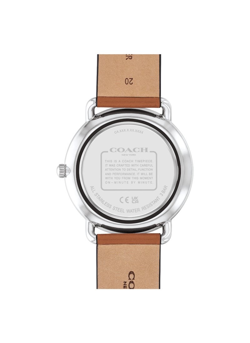 COACH WATCHES ROUND ANALOG MEN'S AMBER CASE WATCH - 14602721