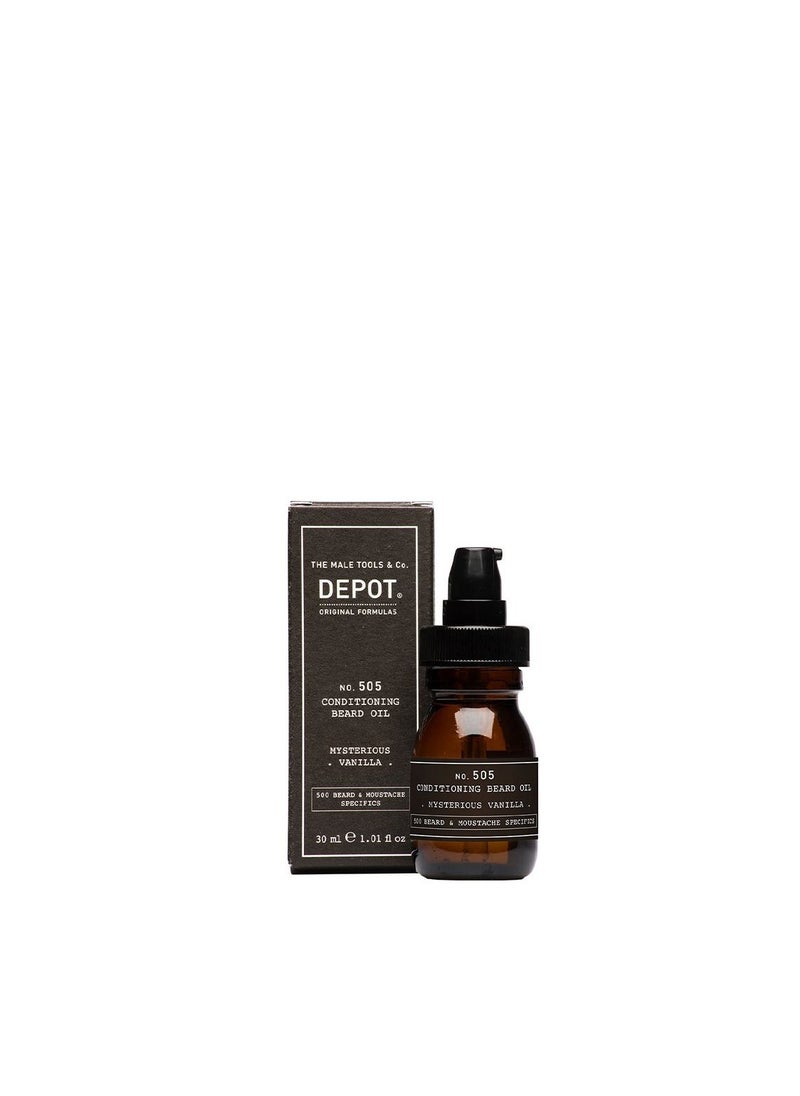 Depot No. 505 Conditioning Beard Oil 30ml | Mysterious Vanilla