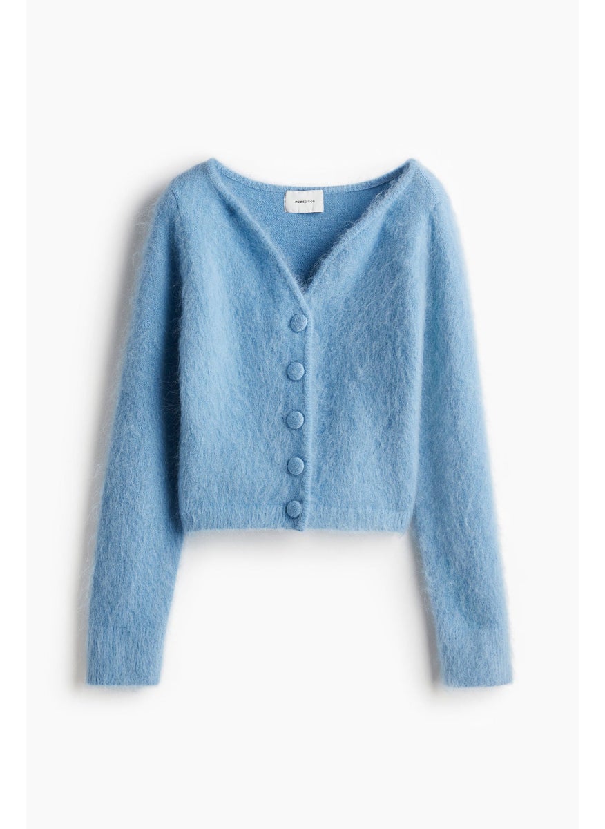 Mohair-Blend Cardigan