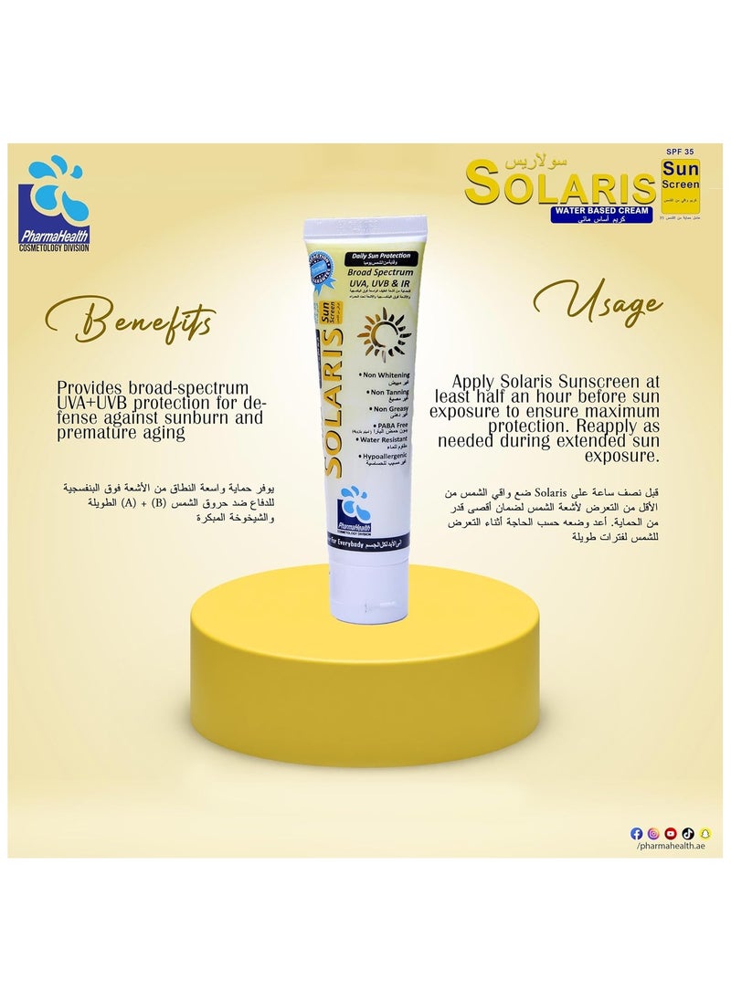 Solaris Sunscreen Cream SPF35: Ultimate UV Protection - Best for Daily Use