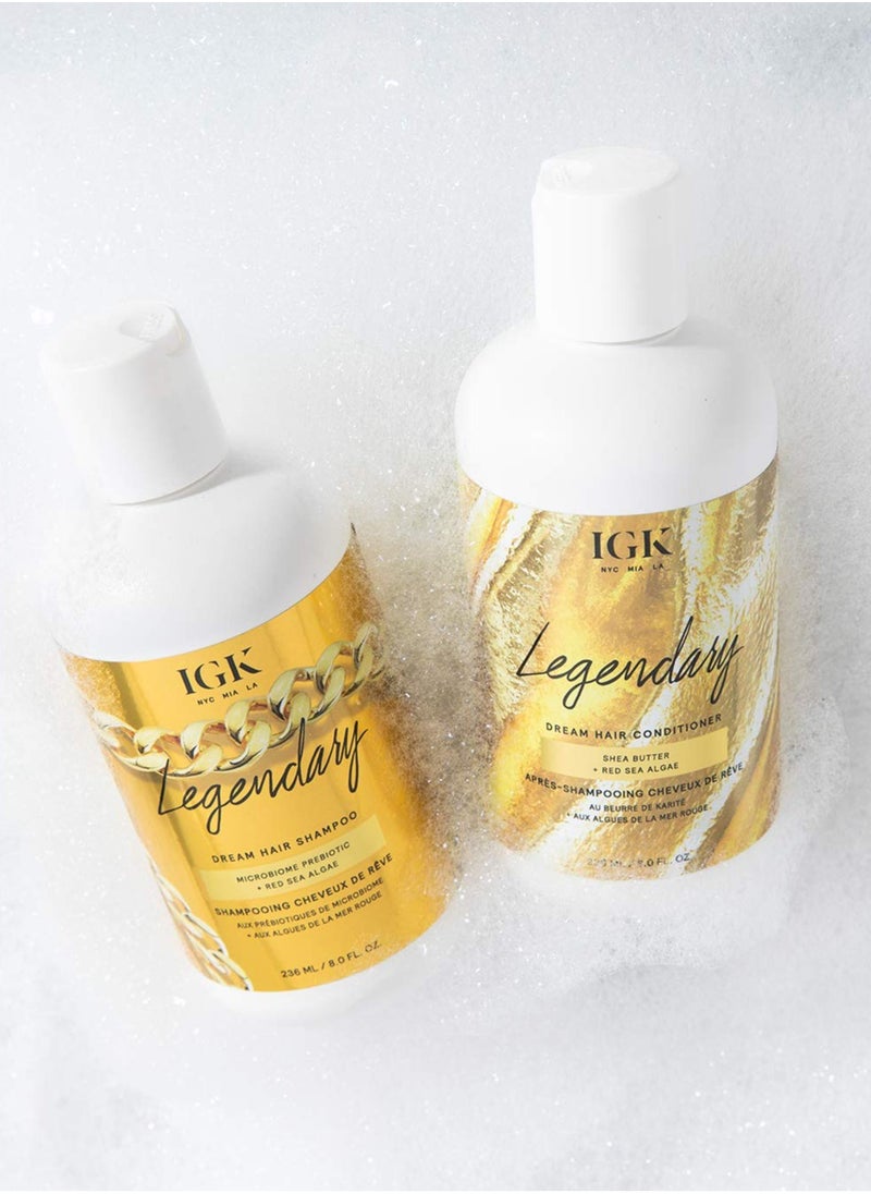 IGK LEGENDARY Dream Hair Shampoo | Healthy + Hydrated + Shine | Vegan + Cruelty Free |