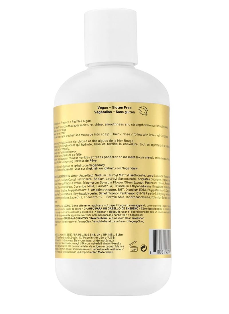 IGK LEGENDARY Dream Hair Shampoo | Healthy + Hydrated + Shine | Vegan + Cruelty Free |