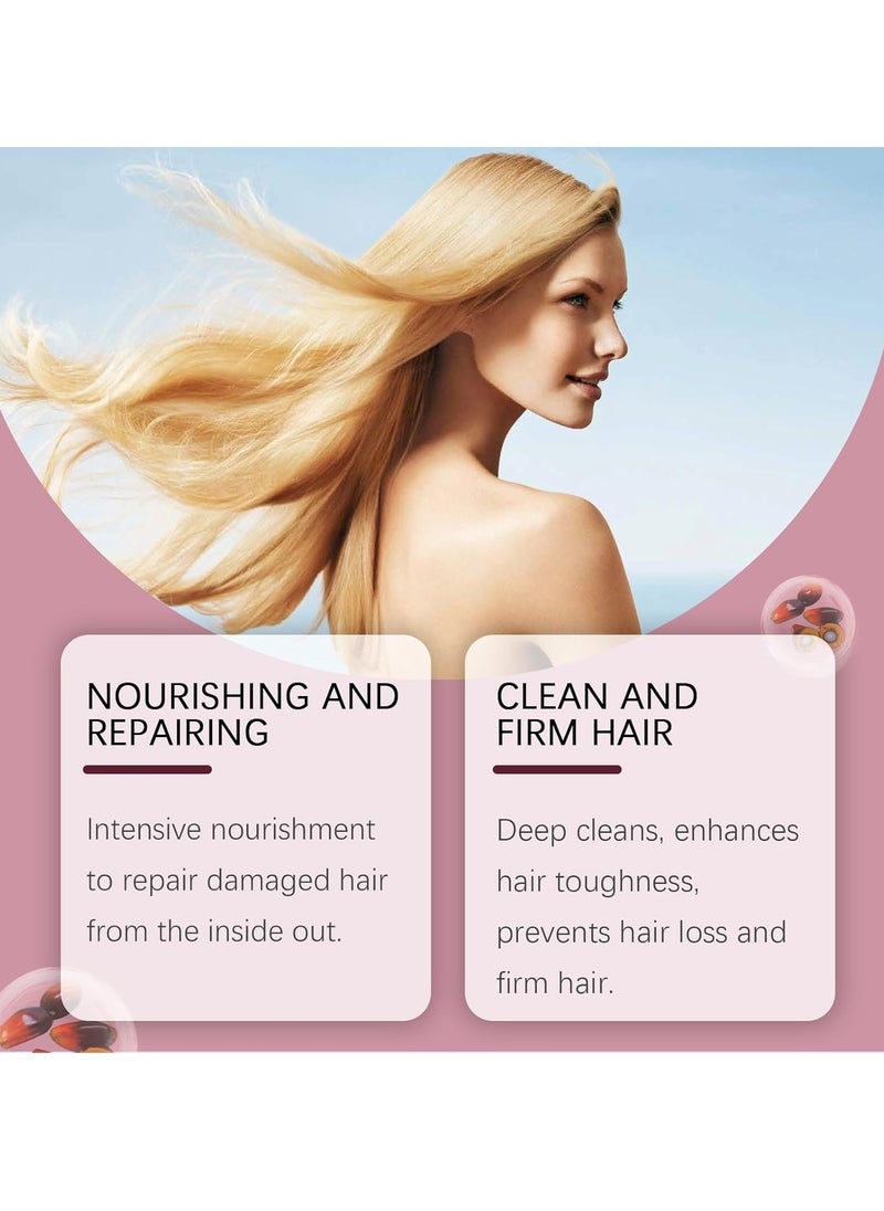 Batana Oil & Rosemary Shampoo for Hair Growth, Strengthening & Regrowth Formula for Men & Women, Reduces Hair Loss, Promotes Thicker Hair, Suitable for All Hair Types, 3.53 Fl Oz