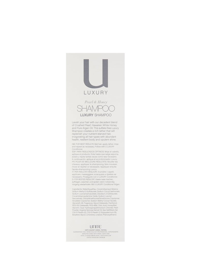 UNITE Hair U LUXURY Pearl & Honey Shampoo, 8.5 fl. Oz (Packaging may vary)