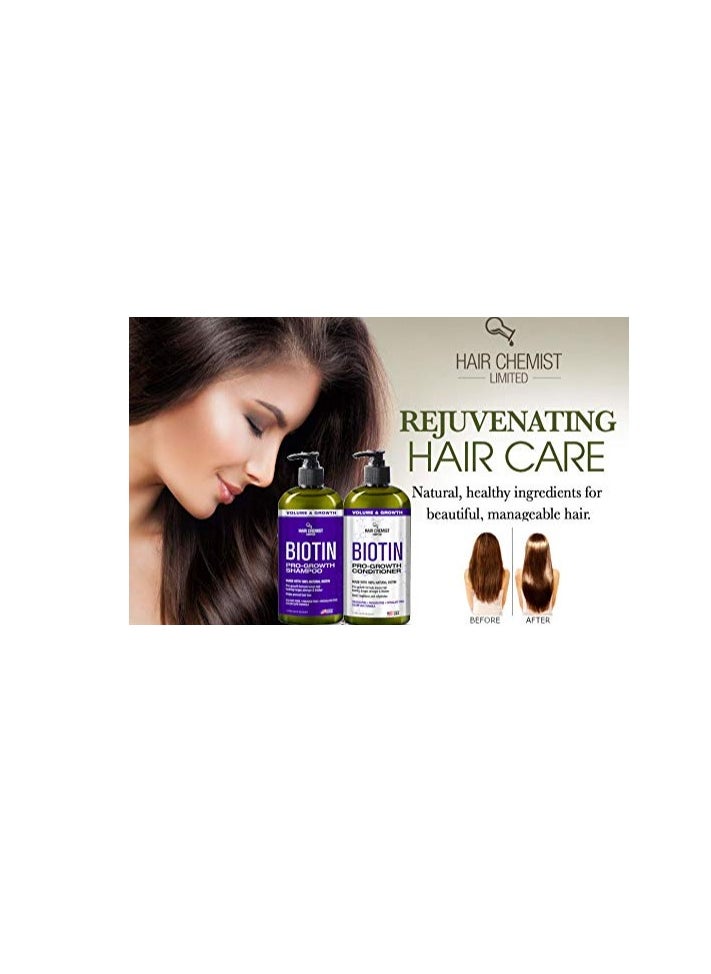 Hair Chemist Biotin Pro-Growth Shampoo 33.8 oz. - Shampoo for Thinning Hair and Hair Loss