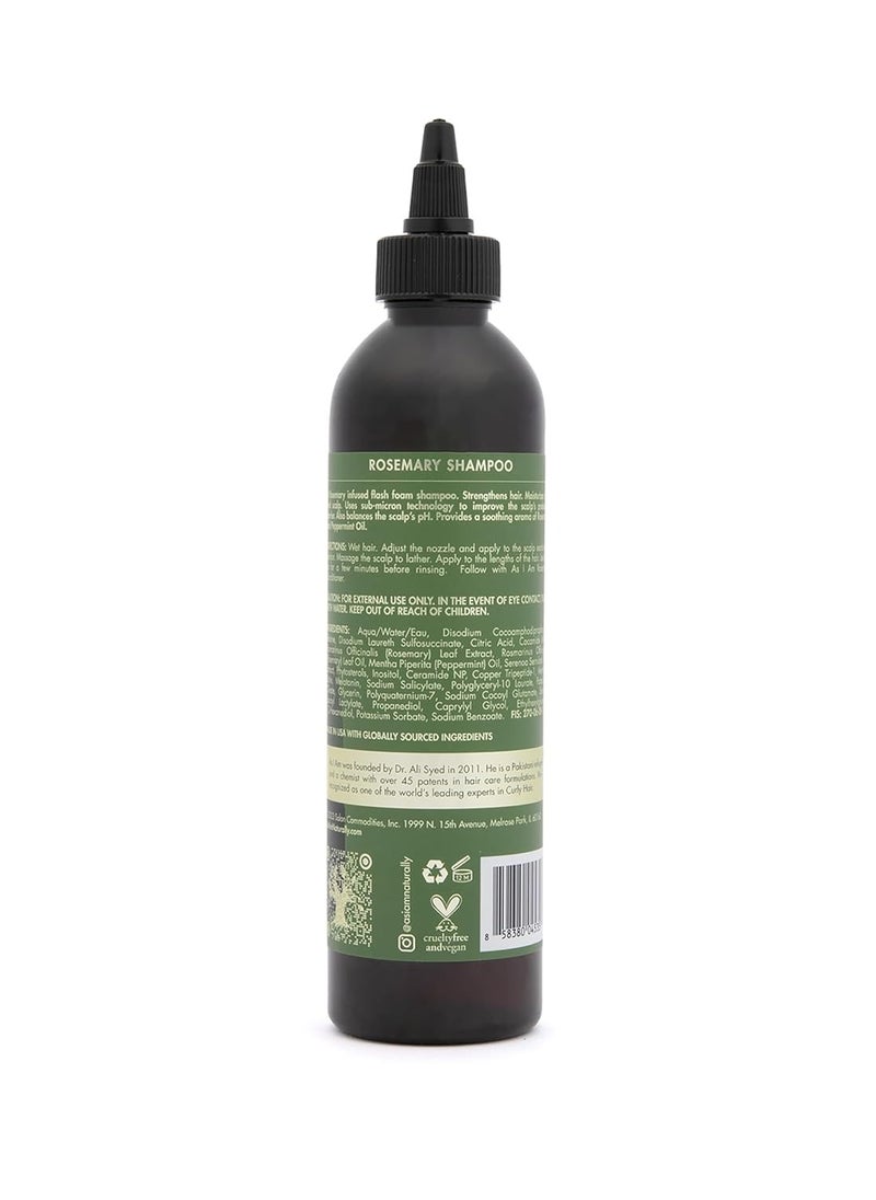 As I Am Rosemary Shampoo - 8 Oz - with Melatonin & Ceramide
