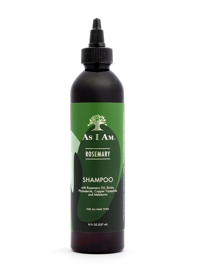 As I Am Rosemary Shampoo - 8 Oz - with Melatonin & Ceramide