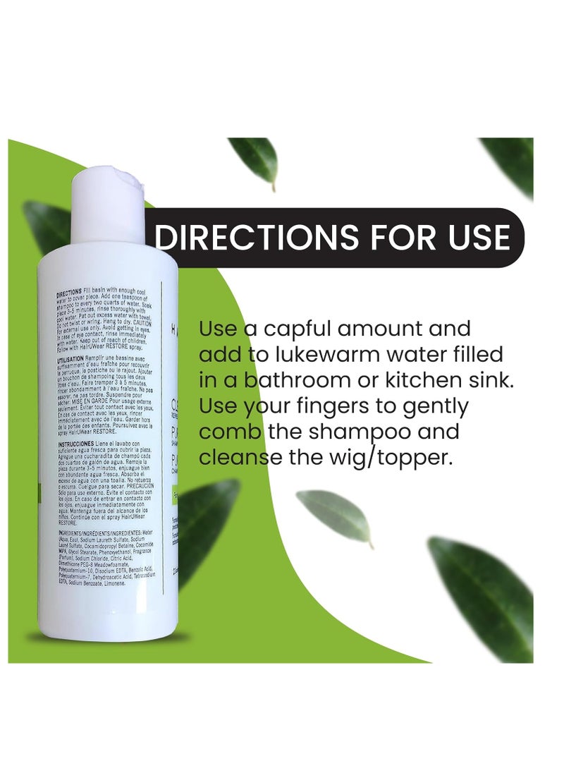 Hair U Wear Wash and Wear Moist Shampoo 8oz.